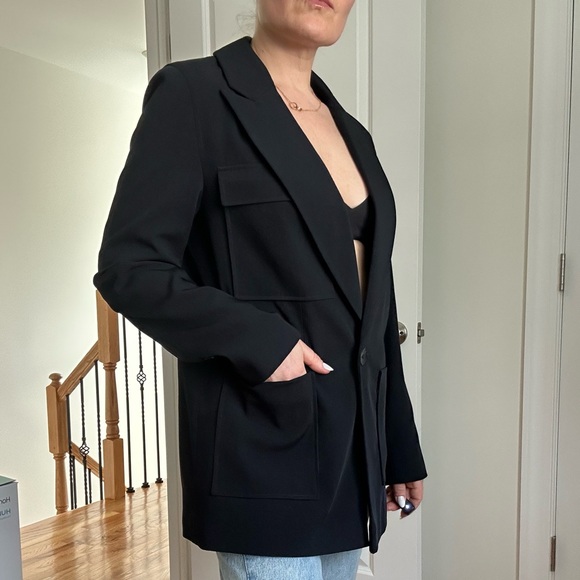 Primark Navy Blye Blazer Relaxed Modern Fit - Picture 8 of 10